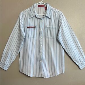 Gloria Vanderbilt Women’s 90’s Vintage Button Down Shirt. Size Large.